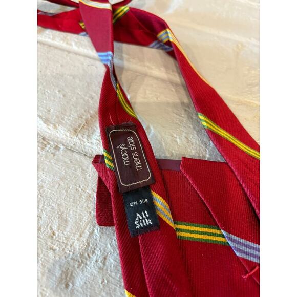 Stanley Blacker Vintage Red Tie - Picture 3 of 3